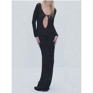 AYA MUSE
embellished cutout maxi dress